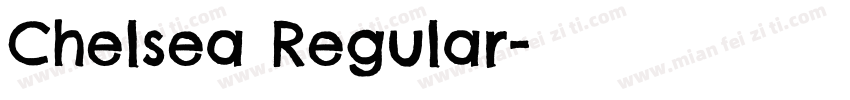 Chelsea Regular字体转换